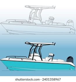 Fishing Boat Side View Vector Illustration Stock Vector (Royalty Free) 2401358967 | Shutterstock