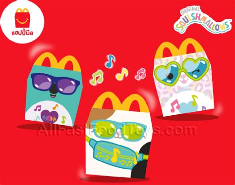 McDonald's Squishmallows Happy Meal Toys Complete Set of 10 Toy Collection Thailand June July 2023