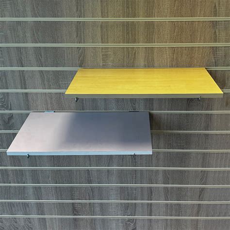 Slatwall MDF Shelves (Maple Or White) | Uni-Shop - Slatwall Panels ...