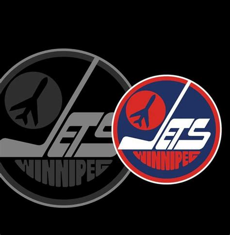 Retro logo | Jets hockey, Winnipeg jets, Hockey logos