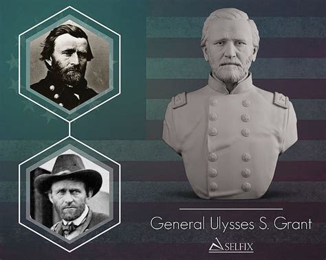 General Ulysses S Grant sculpture 3D model 3D printable | CGTrader