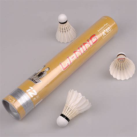 Discount Wholesale Badminton Shuttlecocks Lining A+40 Durable Training Badminton Shuttlecocks ...