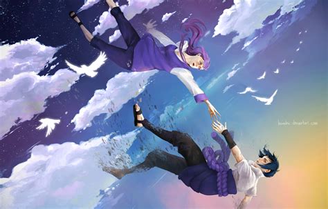 SasuHina: Falling by kurochii on DeviantArt