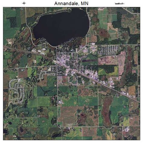 Aerial Photography Map of Annandale, MN Minnesota