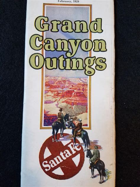 Grand Canyon/Outings/Brochure/1929/Travel | Etsy | Brochure, Grand canyon, Grands