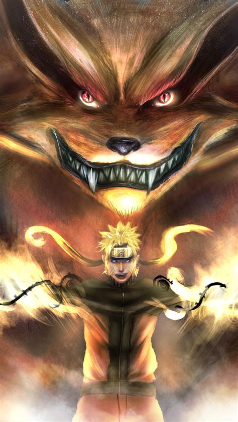 1080x1920 Naruto And Kurama 4k Iphone 7,6s,6 Plus, Pixel xl ,One Plus 3,3t,5 ,HD 4k Wallpapers ...