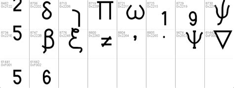 Math Windows font - free for Personal