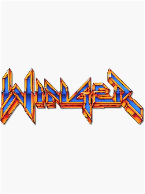 "Winger Band Logo Vintage" Sticker for Sale by J-Butterworth | Redbubble