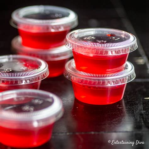 Fireball Cherry Jello Shots Recipe - Entertaining Diva Recipes