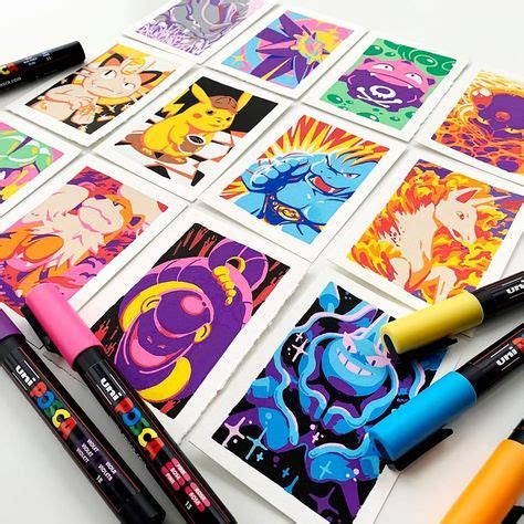 9 Posca pens ideas in 2020 | marker art, pen art, art inspo