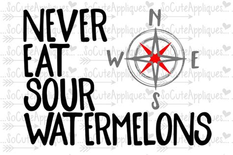 Camp Svg Never Eat Sour Watermelons Camp Shirt Svg File - Etsy