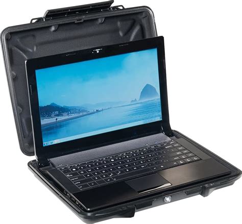 Peli 1085cc Laptop Hardcase Also Fits for 13 Inch MacBook Pro - Black ...