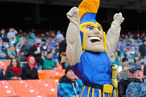 San Jose State mascot, Sammy Spartan. | College Mascots: MWC ...