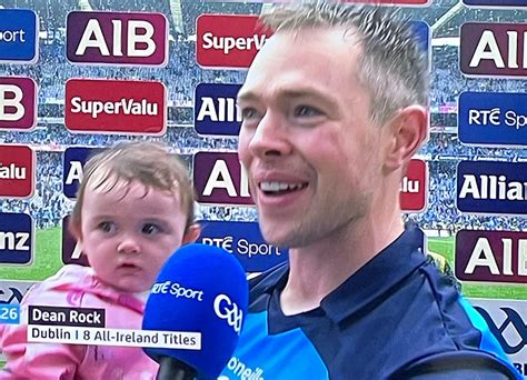 Dean Rock Celebrates All-Ireland Win On Baby's Birthday