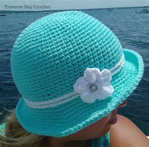 Crochet Elegant Sun Hat | Crochet summer hats, Crochet sun hat, Crochet