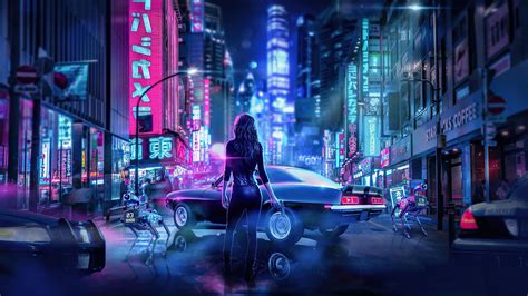 Anime Cyber City 4k Wallpapers - Wallpaper Cave