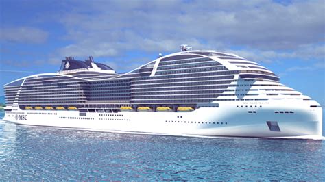 World's biggest cruise ship: MSC's new World Class cruise ship design ...