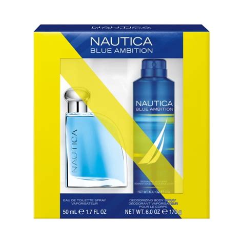 ($40 Value) Nautica Blue Ambition Cologne Gift Set for Men, 2 Pieces - Walmart.com - Walmart.com