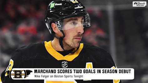 Brad Marchand score two goals in return to lineup - NBC Sports Boston