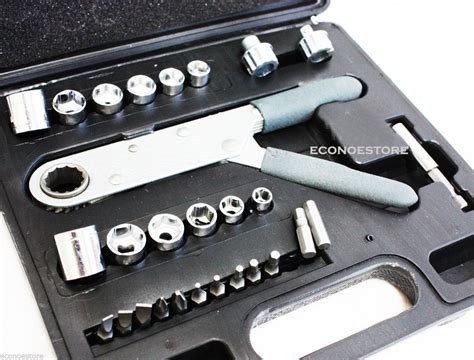 New 29 Pc Power Wrench Socket Hand Ratchet Tool Set Kit & Accessories – EconoSuperStore