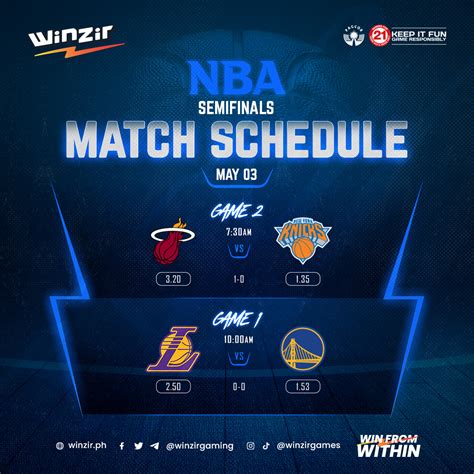 NBA Conference Semis Match Schedule | May 3, 2023