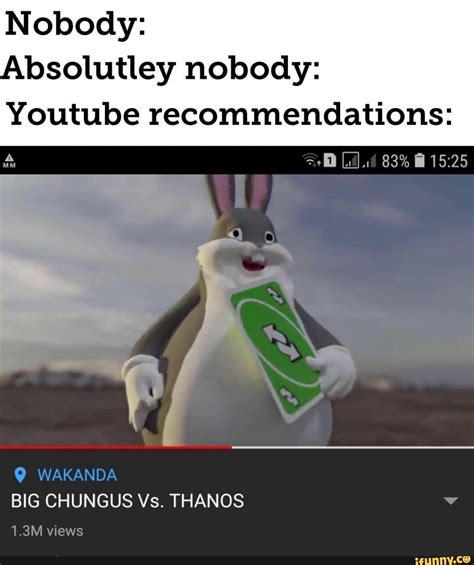 Big Chungus Memes Thanos