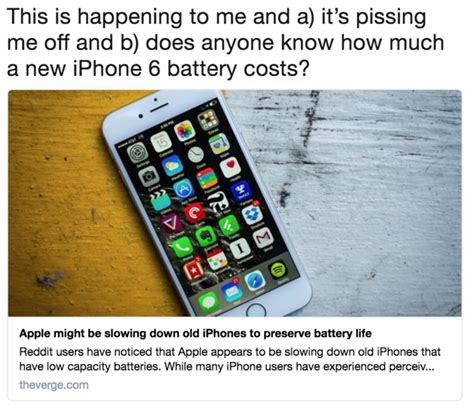 Apple iPhone Battery Controversy | Know Your Meme