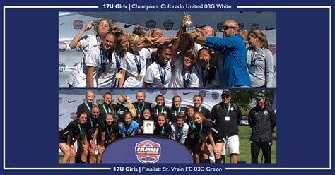 Twenty-Six Teams Crowned Champions at Colorado Soccer Association Fall ...