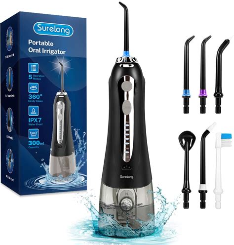 Amazon Lowest Price: Cordless Water Flosser With 6 Cleaning Heads