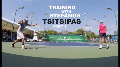 Training With Stefanos Tsitsipas - ATP Masters 1000 Shanghai | Part 1 (TENFITMEN) - YouTube