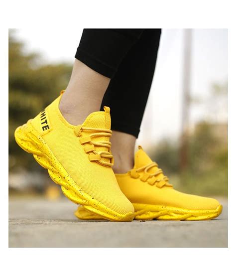 BXXY Yellow Running Shoes - Buy BXXY Yellow Running Shoes Online at ...