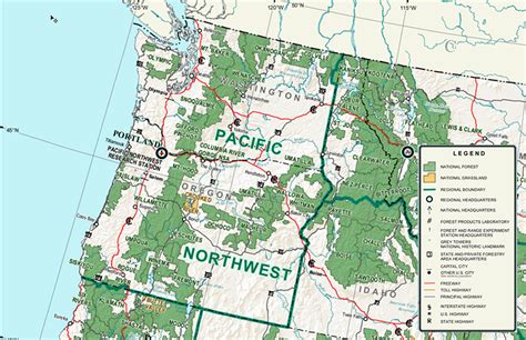 Printable Map Of Pacific Northwest – Printable Map of The United States