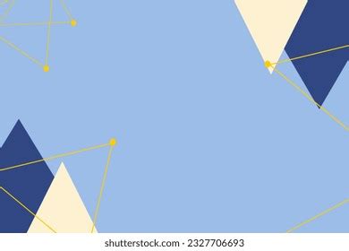 Blue Color Geometric Business Ppt Background Stock Illustration ...