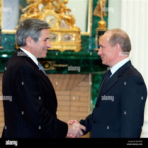 Russia s President Vladimir Putin right and Paul Wolfowitz World Bank ...