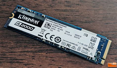 Kingston A2000 1TB SSD Review - Legit Reviews