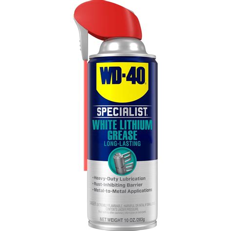 WD-40 2 Way Spray White Lithium Grease 10Oz