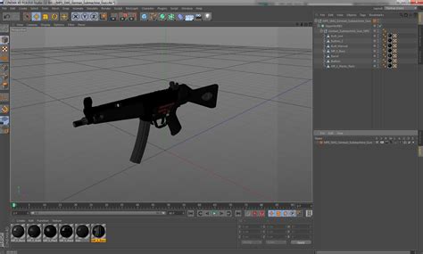 Mp5 Smg German Submachine Gun 3D - TurboSquid 1159104