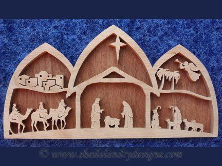 Arched Nativity Scene - Sheila Landry Designs