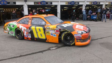 Photo: Kyle Busch driving Halloween paint scheme at Kansas | Tireball ...