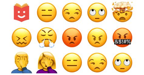 😤😡🤬 Annoyance Emojis Collection 😑😒🙄🤯😖😤😡 — Copy & Paste!