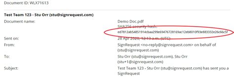 What is the hash code? – SignRequest