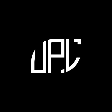 UPL letter logo design on black background. UPL creative initials letter logo concept. UPL ...