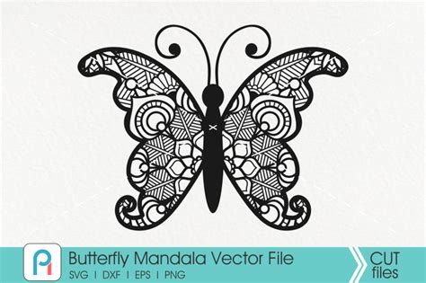 Butterfly Mandala Svg, Butterfly Svg, Mandala Svg, Butterfly Clip Art ...