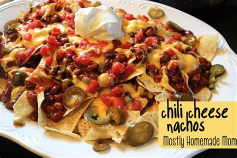 Chili Cheese Nachos - Mostly Homemade Mom