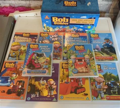 BOB THE BUILDER Limited Edition 10 DVD Tool Box Set 2010 £15.99 ...