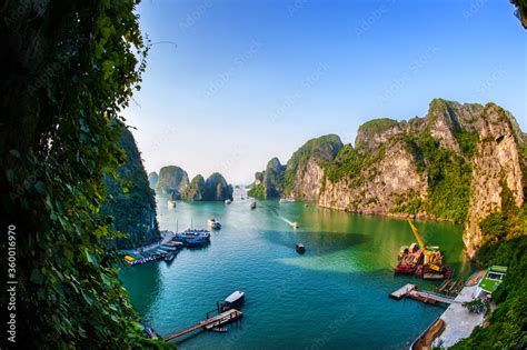 Ha Long Bay in Vietnam Stock Photo | Adobe Stock