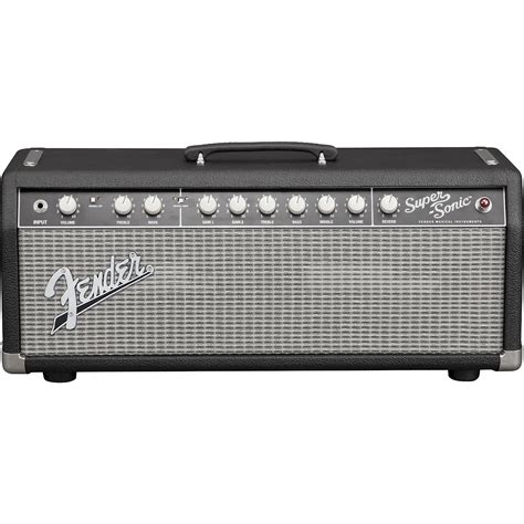 Fender Super-Sonic 22 22W Tube Guitar Amp Head Black | Musician's Friend