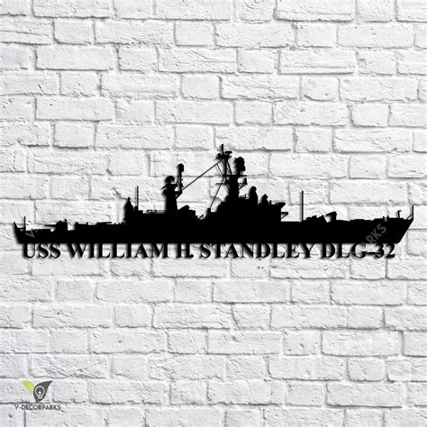 Uss Sennett Ss-408 Navy Ship Metal Art, Navy Ships Silhouette Metal ...