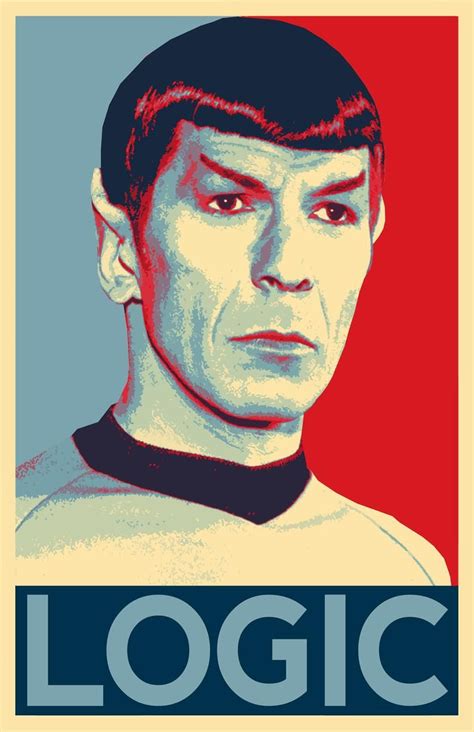 Mr. Spock 'Logic' from Star Trek Illustration 5 image 1 | Horror pictures, Pop art, Rick and ...