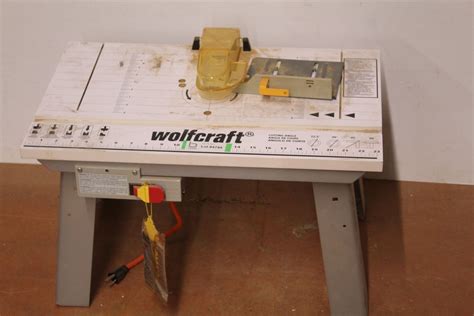 *Wolfcraft Router Table